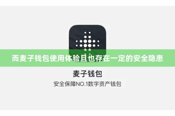 而麦子钱包使用体验且也存在一定的安全隐患