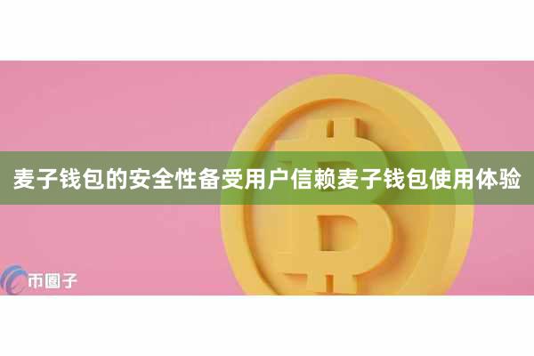 麦子钱包的安全性备受用户信赖麦子钱包使用体验